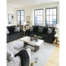  Manufacturer Color_Onyx  -- Midnight Madness Stationary Fabric Sofa IMAGE 7