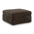  Manufacturer Color_Chocolate  -- Midnight-Madness 9810408 Oversized Accent Ottoman IMAGE 1