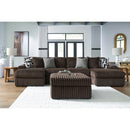  Manufacturer Color_Chocolate  -- Midnight-Madness 9810408 Oversized Accent Ottoman IMAGE 5