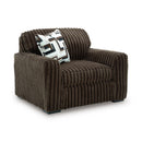  Manufacturer Color_Chocolate  -- Midnight-Madness 9810423 Chair and a Half IMAGE 1