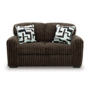  Manufacturer Color_Chocolate  -- Midnight-Madness 9810435 Loveseat IMAGE 2