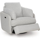  Signature Design by Ashley Alainmont Next-Gen Nuvella A3000739 Swivel Power Recliner IMAGE 2