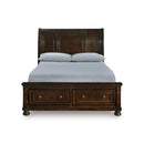  Size_Queen  -- Porter Queen Sleigh Bed with Storage IMAGE 2