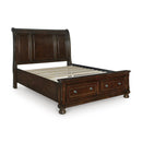  Size_Queen  -- Porter Queen Sleigh Bed with Storage IMAGE 4