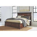  Size_King  -- Porter B697B44 King Panel Storage Bed IMAGE 2