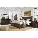  Size_King  -- Porter B697B45 King Sleigh Storage Bed IMAGE 9