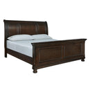  Size_King  -- Porter B697B49 King Sleigh Bed IMAGE 1