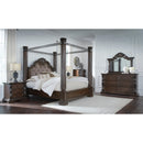  Size_King  -- Maylee Upholstered Canopy Bed IMAGE 14