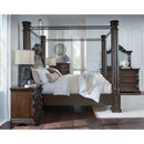  Size_Queen  -- Maylee B947B8 Queen Canopy Bed IMAGE 11