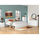  Onita EB9630B19 King Panel Platform Bed IMAGE 8