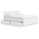  Onita EB9630B21 King Panel Platform Bed with 2 Side Storage IMAGE 2