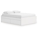  Onita EB9630B22 Queen Platform Bed with 1 Side Storage IMAGE 1