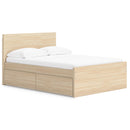  Onita EB9632B11 Full Panel Platform Bed with 1 Side Storage IMAGE 1
