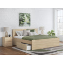  Onita EB9632B12 Queen Panel Platform Bed with 1 Side Storage IMAGE 8