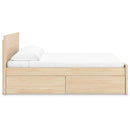  Onita EB9632B18 Queen Panel Platform Bed with 2 Side Storage IMAGE 4