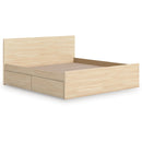  Onita EB9632B18 Queen Panel Platform Bed with 2 Side Storage IMAGE 6
