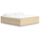  Onita EB9632B21 King Platform Bed with 2 Side Storage IMAGE 1