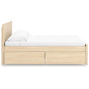  Onita EB9632B23 King Panel Platform Bed with Storage IMAGE 4