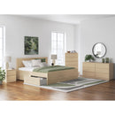  Onita EB9632B23 King Panel Platform Bed with Storage IMAGE 9