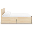  Onita EB9632B24 King Panel Platform Bed with 2 Side Storage IMAGE 4