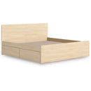  Onita EB9632B24 King Panel Platform Bed with 2 Side Storage IMAGE 6