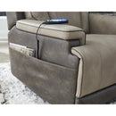  Manufacturer Color_Sand  -- 4Z Peaceful Pause Power Leather Look Recliner IMAGE 11
