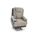  Manufacturer Color_Sand  -- 4Z Peaceful Pause Power Leather Look Recliner IMAGE 3