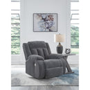  Manufacturer Color_Steel  -- Observation Power Rocker Fabric Recliner IMAGE 5