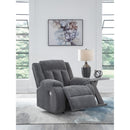  Manufacturer Color_Steel  -- Observation Power Rocker Fabric Recliner IMAGE 6