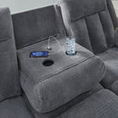  Manufacturer Color_Steel  -- Observation Power Reclining Fabric Sofa IMAGE 8