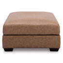  Manufacturer Color_Caramel  -- WillowBend Leather Look Ottoman IMAGE 2