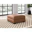  Manufacturer Color_Caramel  -- WillowBend Leather Look Ottoman IMAGE 4
