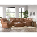  Manufacturer Color_Caramel  -- WillowBend Leather Look Ottoman IMAGE 7