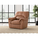  Manufacturer Color_Caramel  -- WillowBend Rocker Leather Look Recliner IMAGE 5