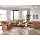  Manufacturer Color_Caramel  -- WillowBend Rocker Leather Look Recliner IMAGE 7