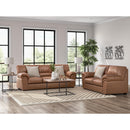  Manufacturer Color_Caramel  -- WillowBend Stationary Leather Look Sofa IMAGE 8