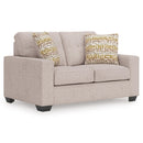  Manufacturer Color_Stone  -- Larimer Stationary Fabric Loveseat IMAGE 1