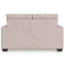  Manufacturer Color_Stone  -- Larimer Stationary Fabric Loveseat IMAGE 4