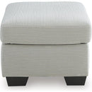  Manufacturer Color_Smoke  -- Greenbriar Fabric Ottoman IMAGE 3