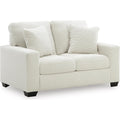  Manufacturer Color_Ivory  -- Greenbriar Stationary Fabric Loveseat IMAGE 1