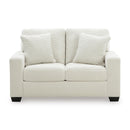  Manufacturer Color_Ivory  -- Greenbriar Stationary Fabric Loveseat IMAGE 2