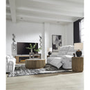  Manufacturer Color_Alloy  -- Falls Power Reclining Fabric Loveseat with Console IMAGE 12