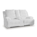  Manufacturer Color_Alloy  -- Falls Power Reclining Fabric Loveseat with Console IMAGE 1