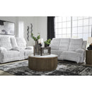  Manufacturer Color_Alloy  -- Falls Power Reclining Fabric Loveseat with Console IMAGE 9