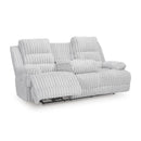  Manufacturer Color_Alloy  -- Falls Power Reclining Fabric Sofa IMAGE 1