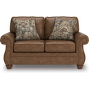  Manufacturer Color_Earth  -- Chasemore Stationary Leather Look Loveseat IMAGE 2