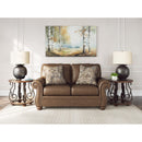  Manufacturer Color_Earth  -- Chasemore Stationary Leather Look Loveseat IMAGE 5