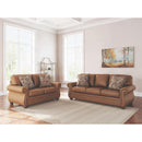  Manufacturer Color_Earth  -- Chasemore Stationary Leather Look Loveseat IMAGE 6