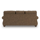  Manufacturer Color_Earth  -- Chasemore Stationary Leather Look Sofa IMAGE 4