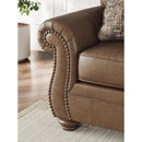  Manufacturer Color_Earth  -- Chasemore Stationary Leather Look Sofa IMAGE 6
